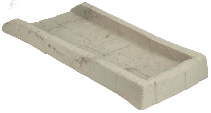 Suncast SB24 Decorative Rain Gutter Downspout Splash Block, Light Taupe (8 Pack) - VMInnovations