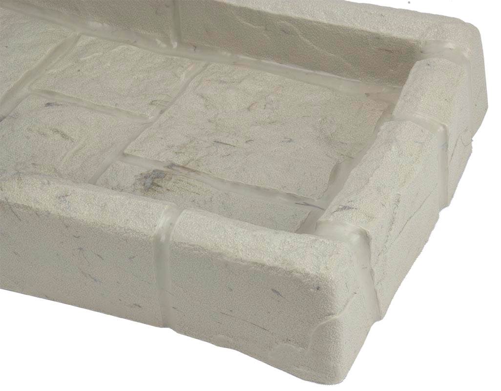 Suncast SB24 Decorative Rain Gutter Downspout Splash Block, Light Taupe (8 Pack) - VMInnovations