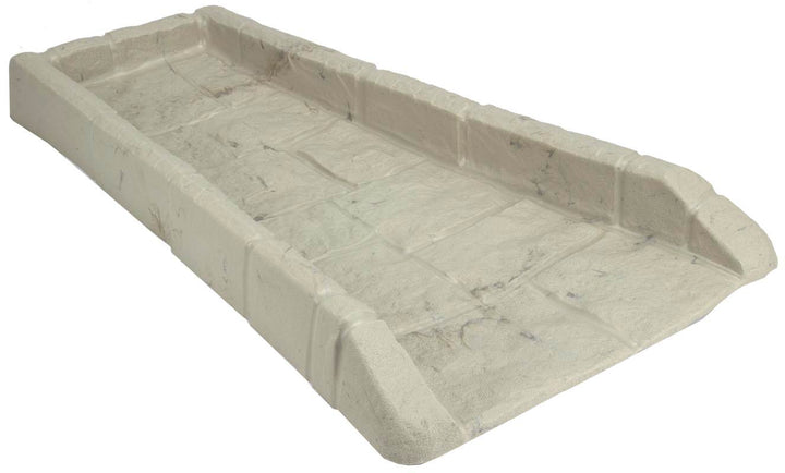 Suncast SB24 Decorative Rain Gutter Downspout Splash Block, Light Taupe (8 Pack) - VMInnovations