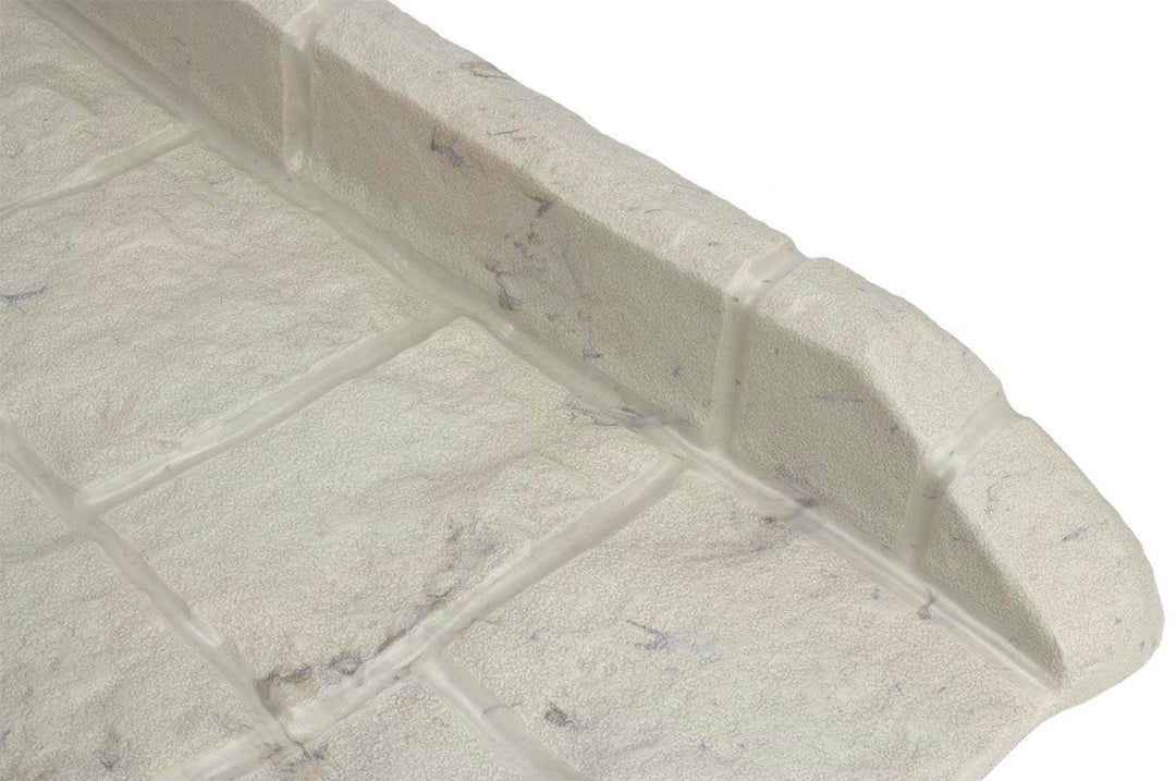 Suncast SB24 Decorative Rain Gutter Downspout Splash Block, Light Taupe (8 Pack) - VMInnovations