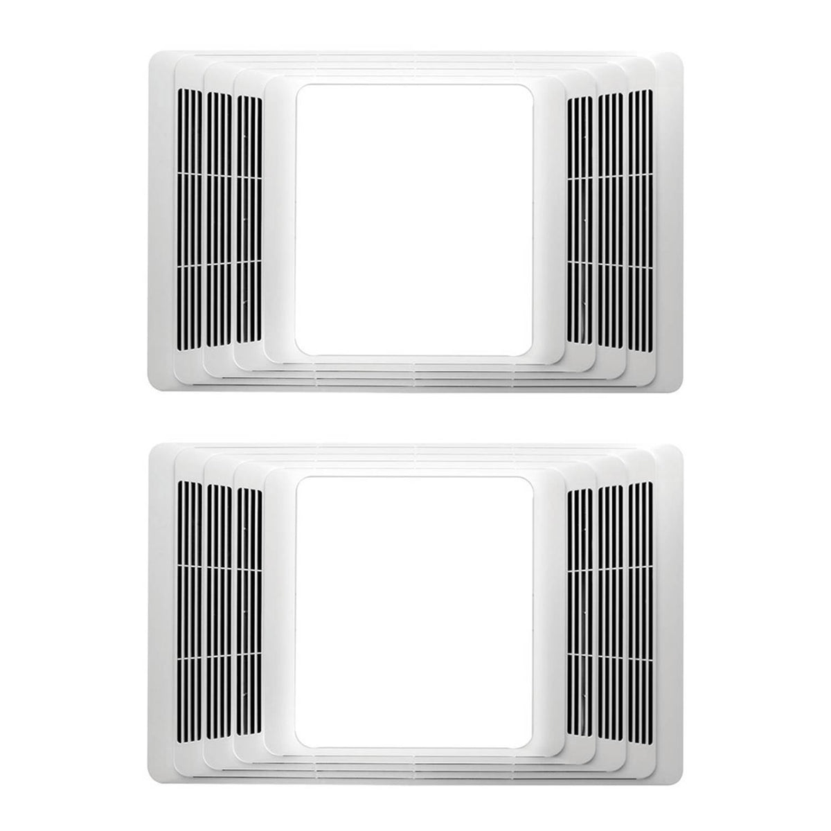 Broan 696 Bathroom Bath Ceiling Exhaust Ventilation Fan Vent and Light (2 Pack)