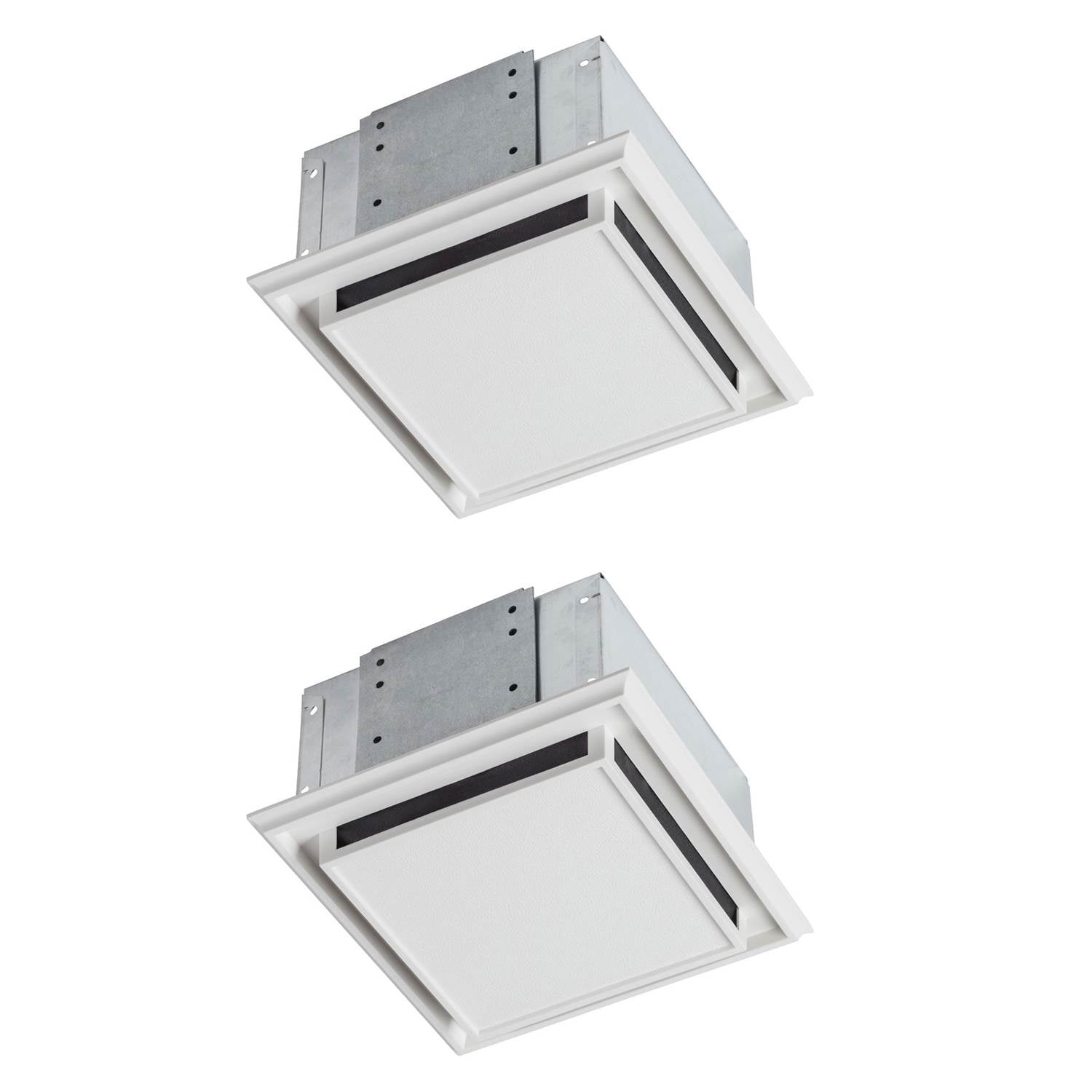 Broan Bathroom Ventilation Fan with Charcoal Filter and Plastic-Grille (2 Pack)
