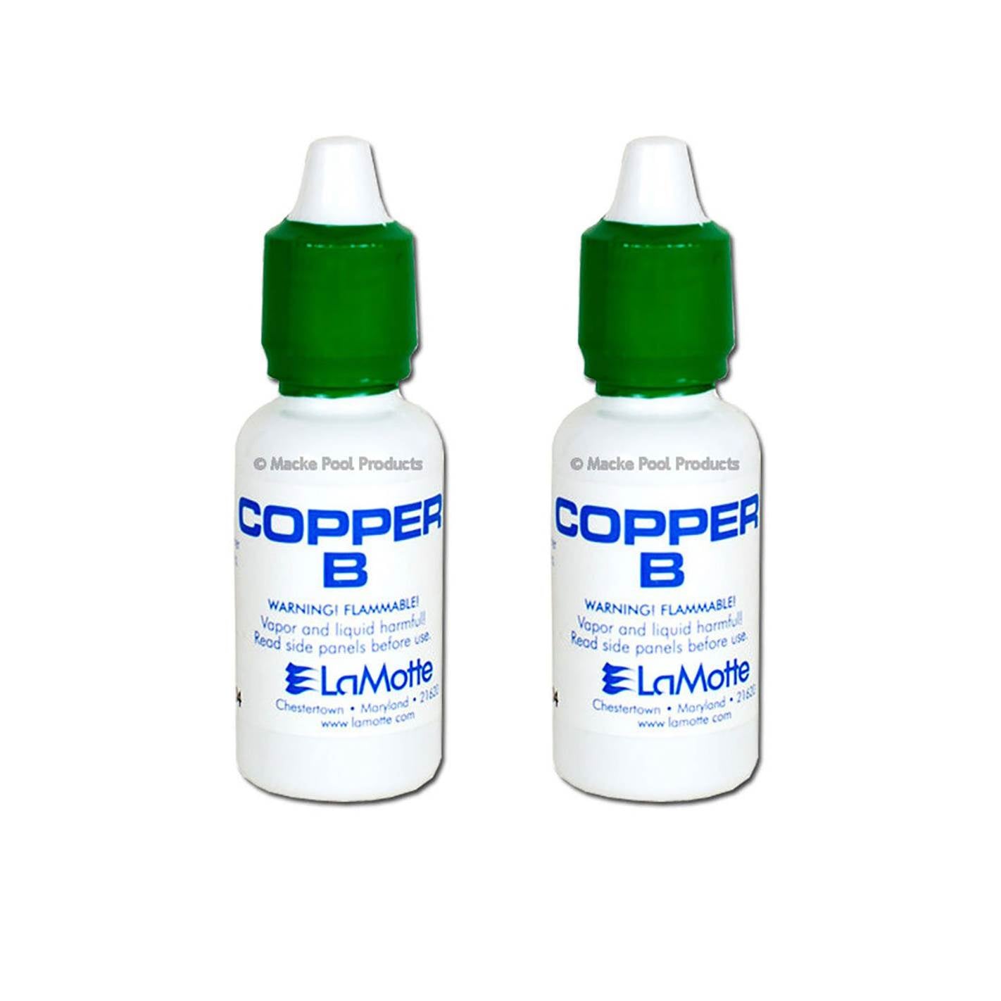 La Motte Pristine Blue Copper B Swimming Pool and Spa Chemical Test Kit (2 Pack)
