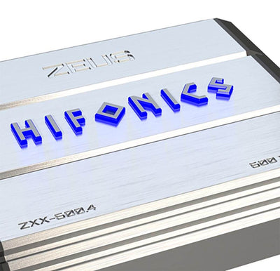 Hifonics ZXX-600.4 600 Watt 4 Channel Class A/B Bridgeable Amplifier (2 Pack)