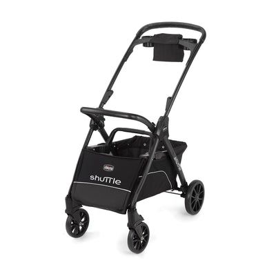 Chicco Lightweight Car Seat Compatible Shuttle Frame Baby Infant Stroller, Black