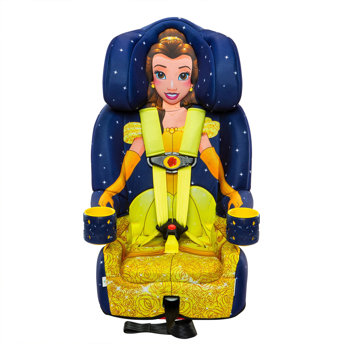 KidsEmbrace Disney Princess Belle Combination 5 Point Harness Booster Car Seat