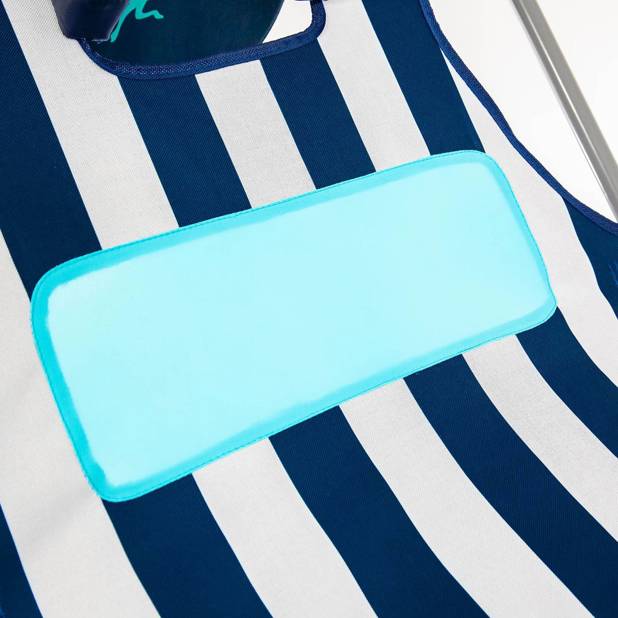 Ostrich Ladies Comfort Lounger, Beach Pool Tanning Chair, Stripe (Open Box) - VMInnovations
