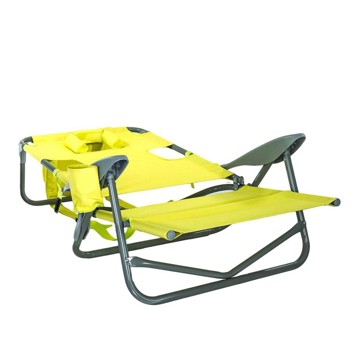 Ostrich On-Your-Back Outdoor Lounge 5 Position Reclining Beach Chair (For Parts)