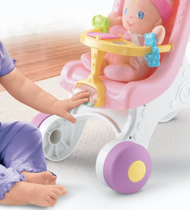 Fisher Price Brilliant Basics Stroll-Along Walker w/ Music | M9523 (2 Pack)