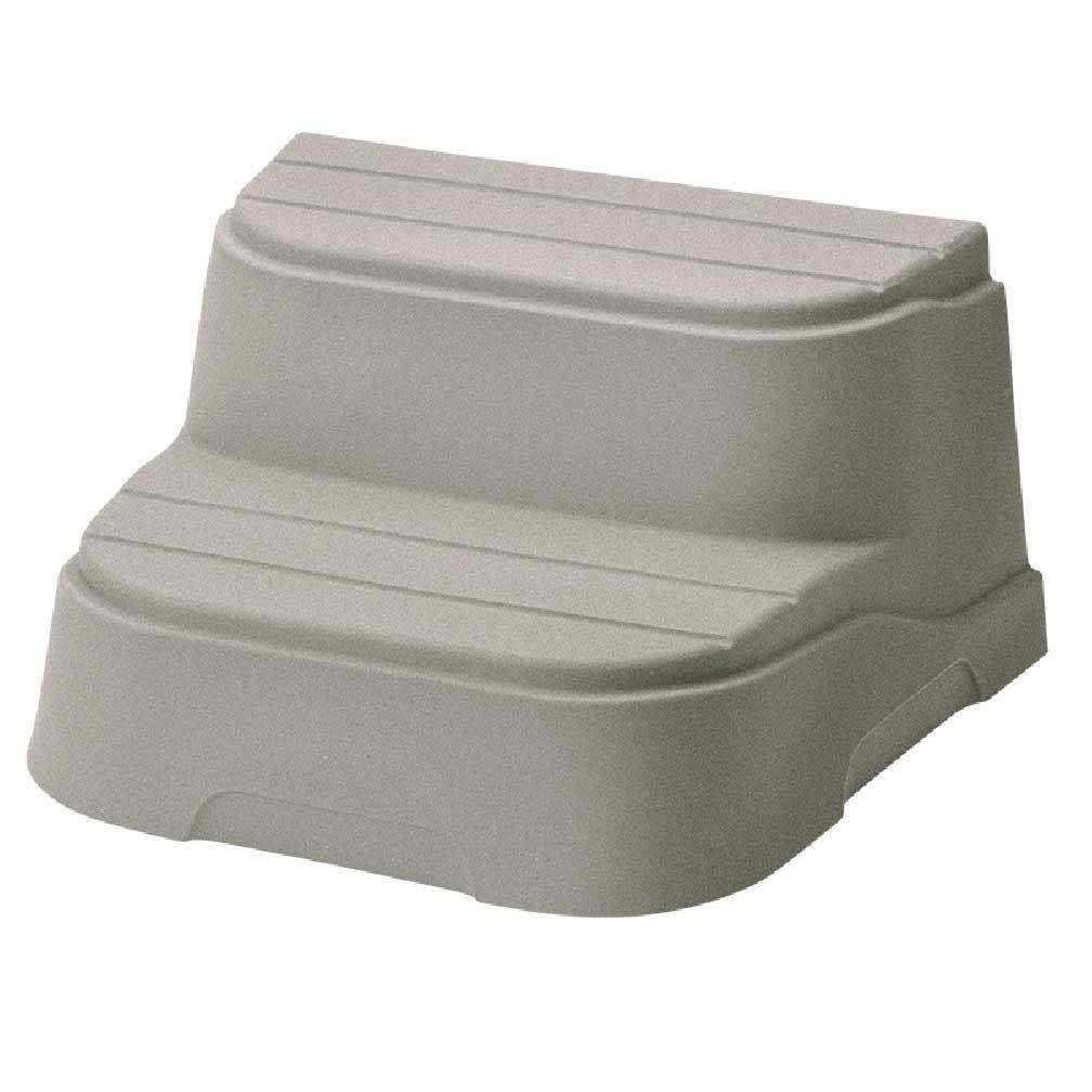 LifeSmart 2 Step Non Slip Rectangle Square Spa Hot Tub Straight Steps (6 Pack)
