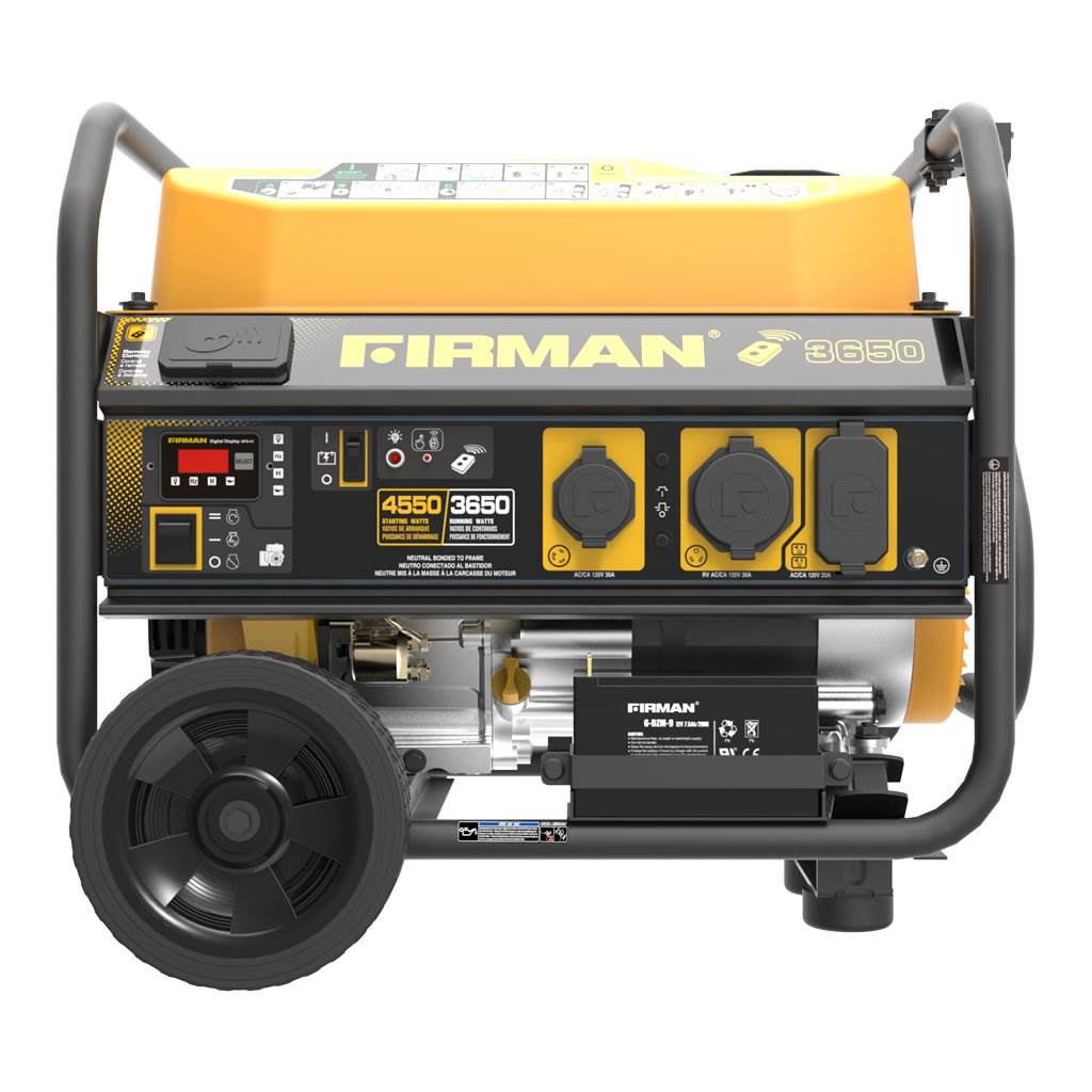 Firman PO3608 Remote Carb 3,650 Watt Portable Generator (Certified Refurbished)