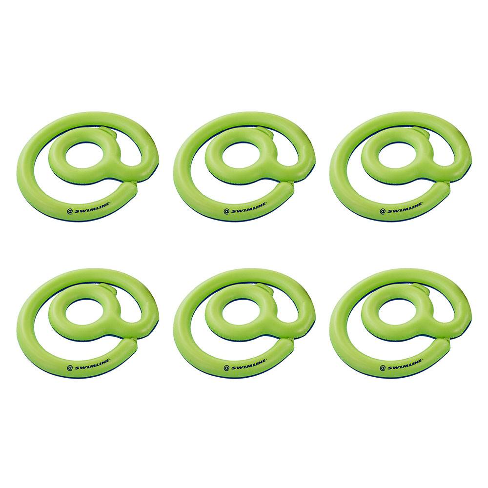 Swimline Inflatable Swimming Pool Social @ At Sign Atmark Symbol Float (6 Pack)