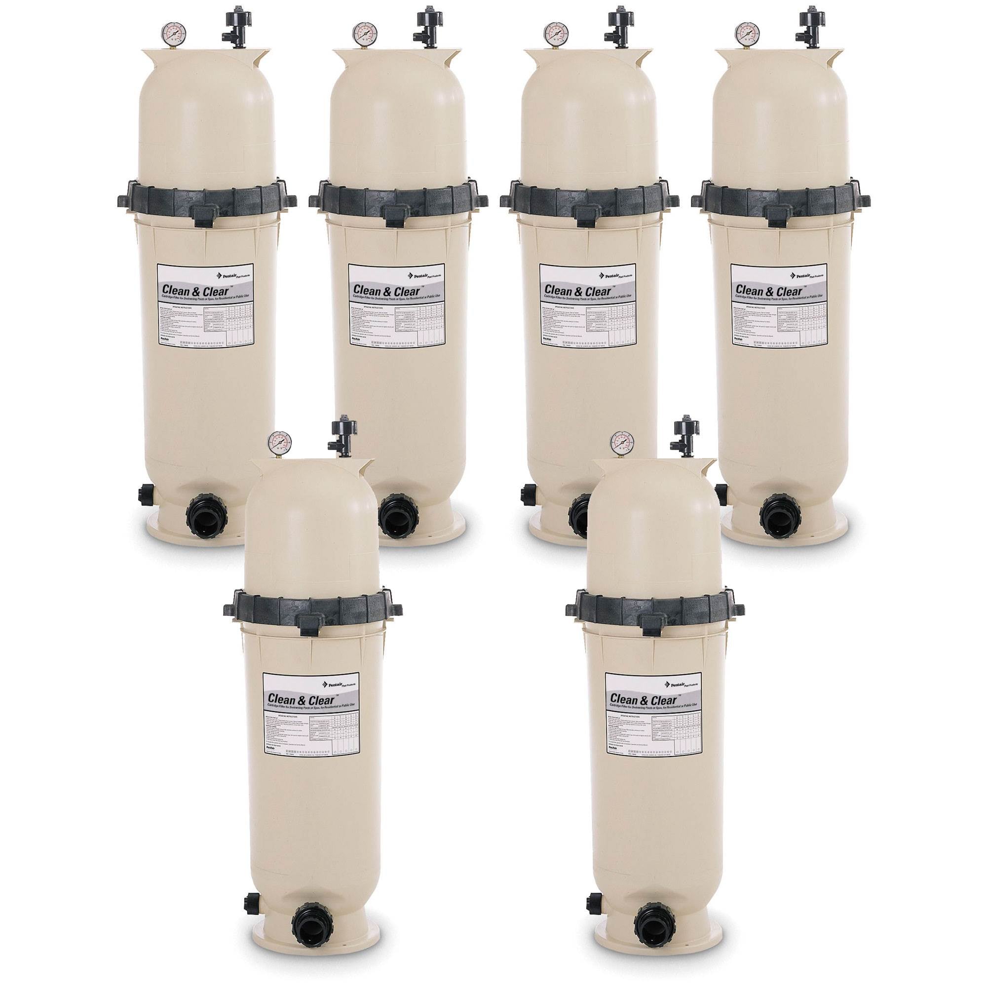 Pentair Clean & Clear 200 GPM 200 Sq. Ft. Tank Cartridge Pool Filter (6 Pack)