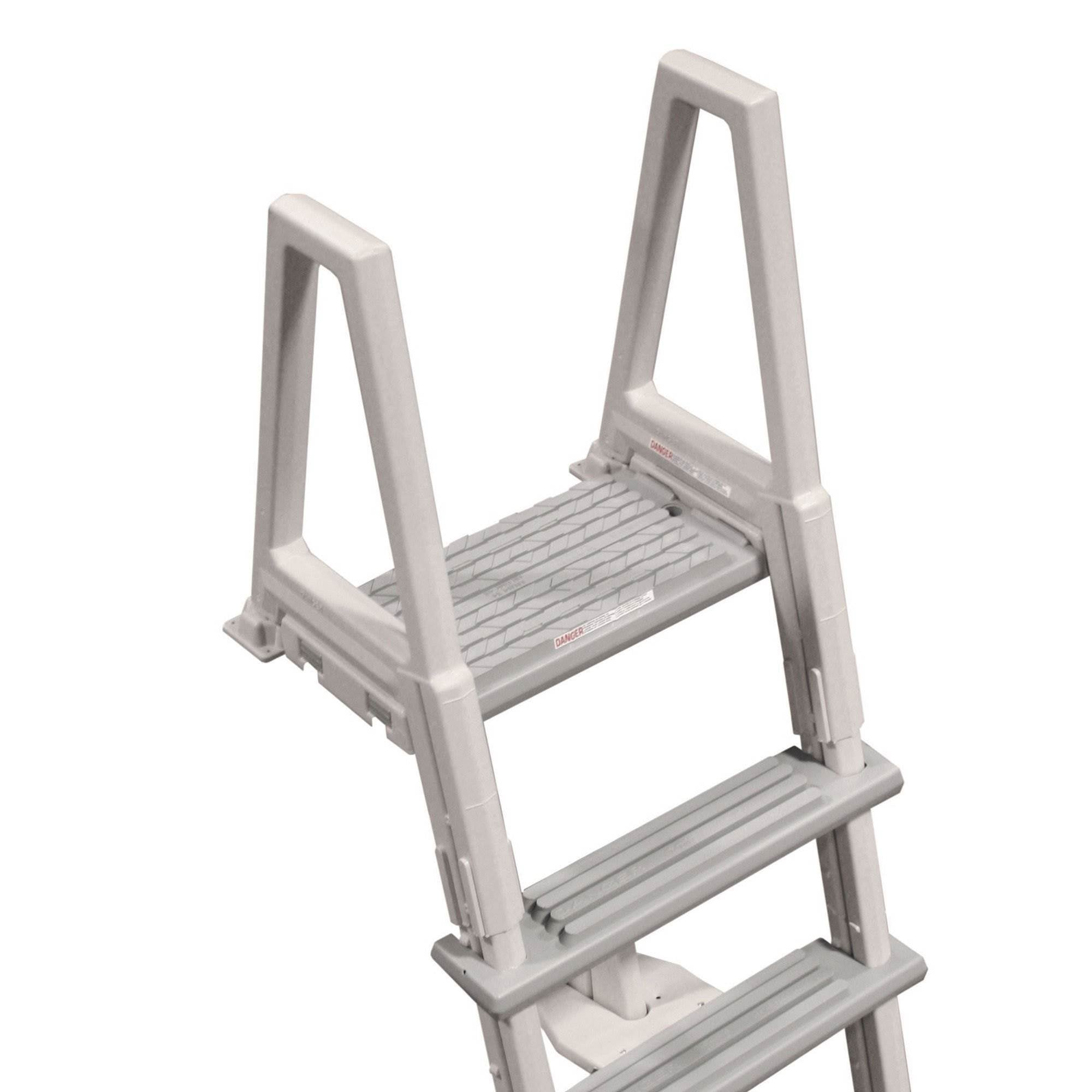 Confer Heavy-Duty Above-Ground Swimming Pool Ladder 46-56 Inches, Gray (6 Pack) - VMInnovations