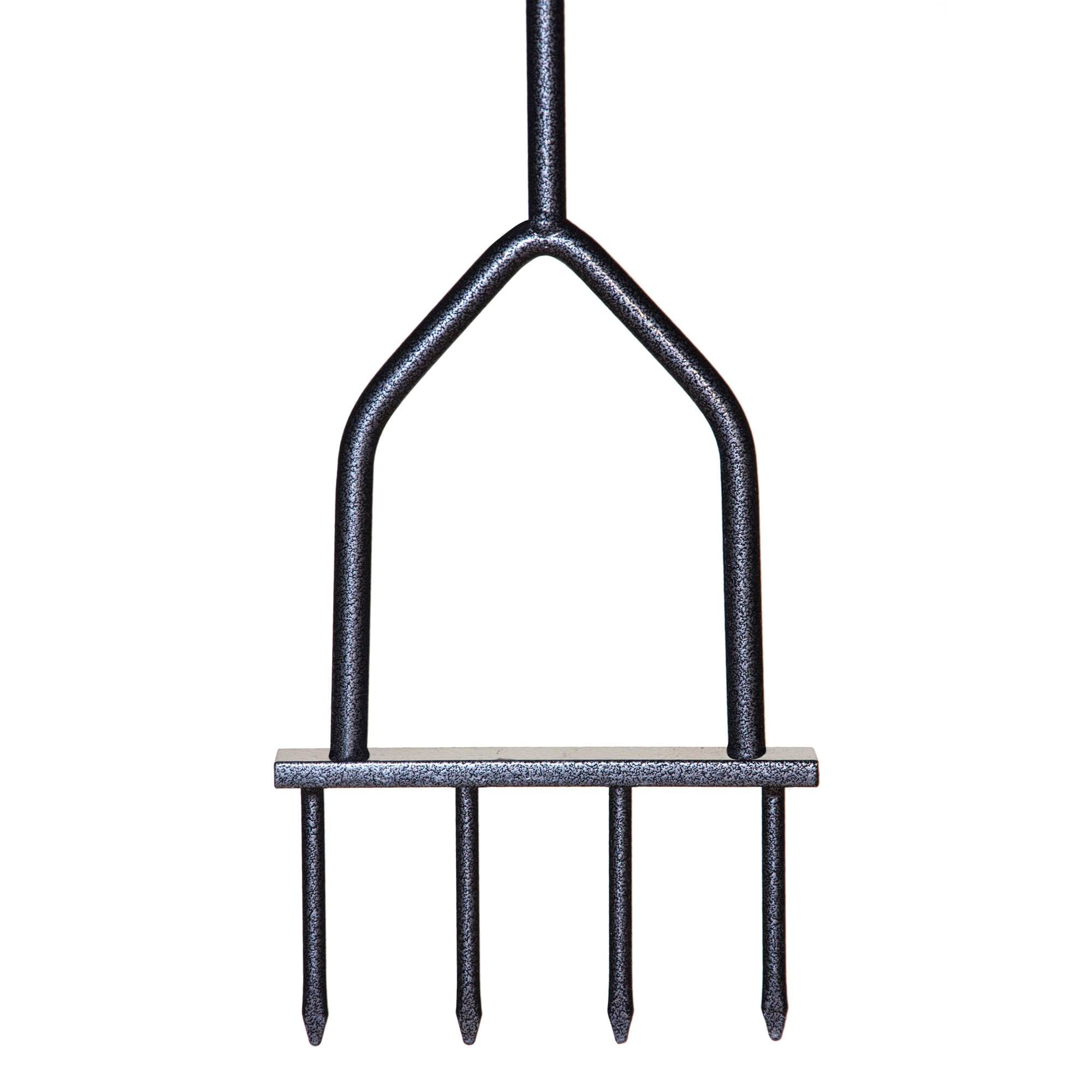 Yard Butler Inch Steel Manual Grass Sod Lawn Care Spike Aerator Tool (Open Box)
