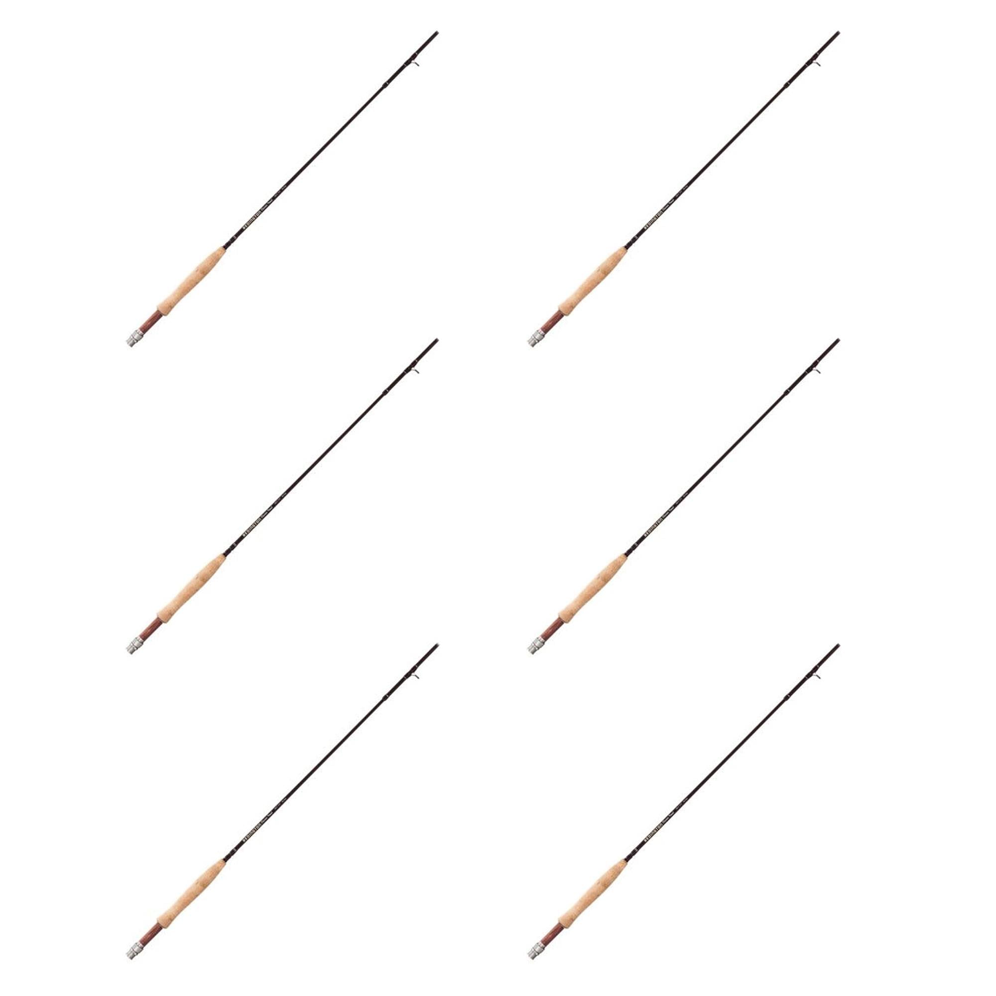 Redington Lightweight 4 Piece Trout Angler Small Fishing Rod, Red (6 Pack)
