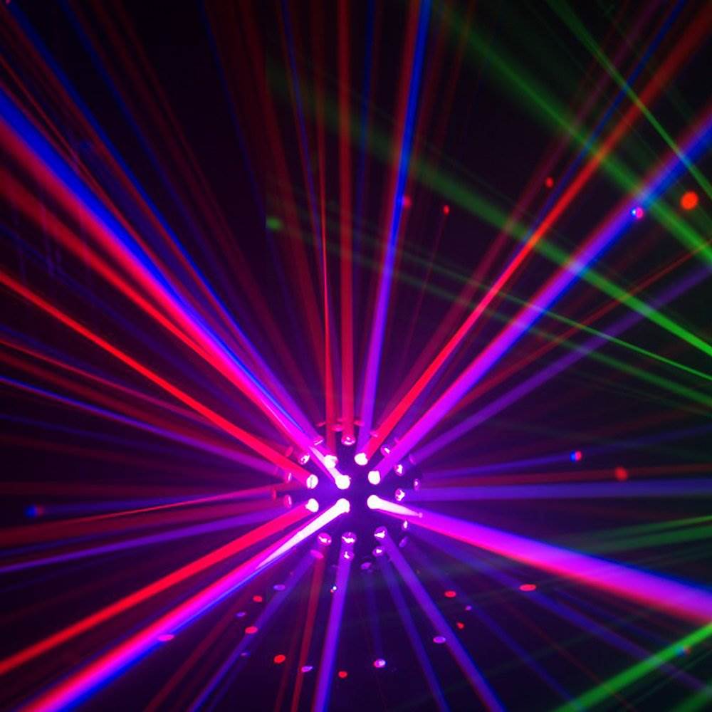 Chauvet DJ Rotosphere Q3 Rotating Mirror Ball LED Light Simulator (4 Pack) - VMInnovations