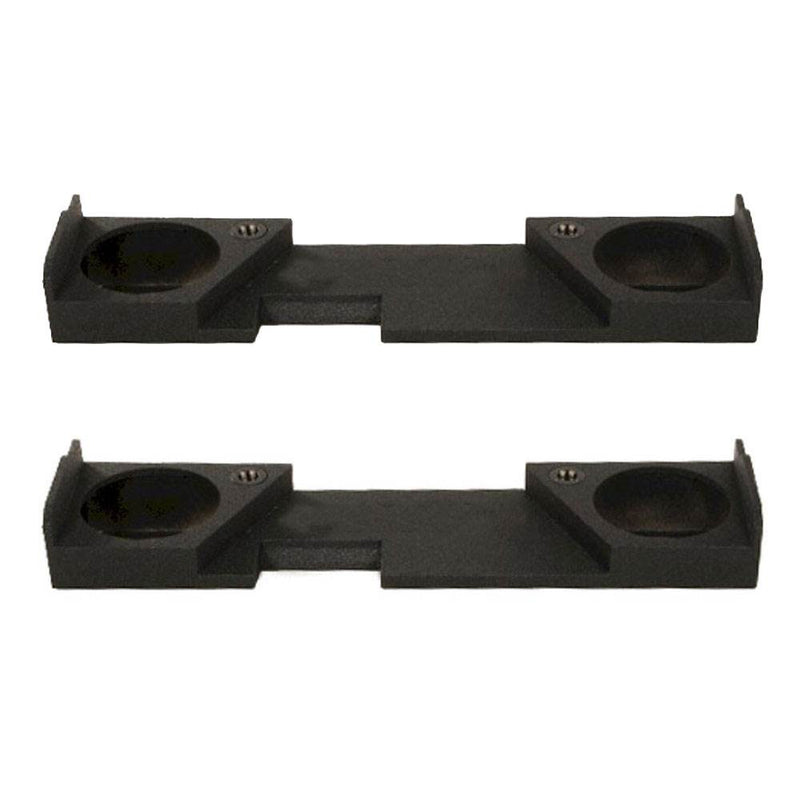 Q Power 2 Hole 12 Inch Subwoofer Enclosure for GMC Chevy 2014-2016 (2 Pack)