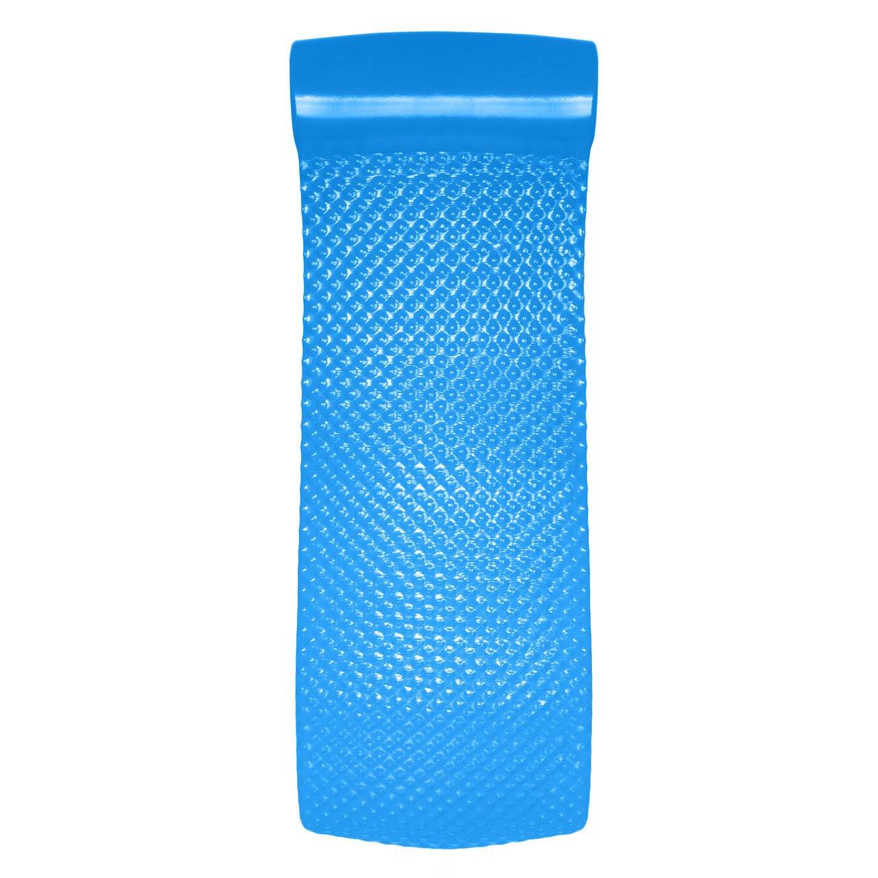Texas Recreation Super Soft 70" Foam Mat Raft Lounger Pool Float, Blue (6 Pack)
