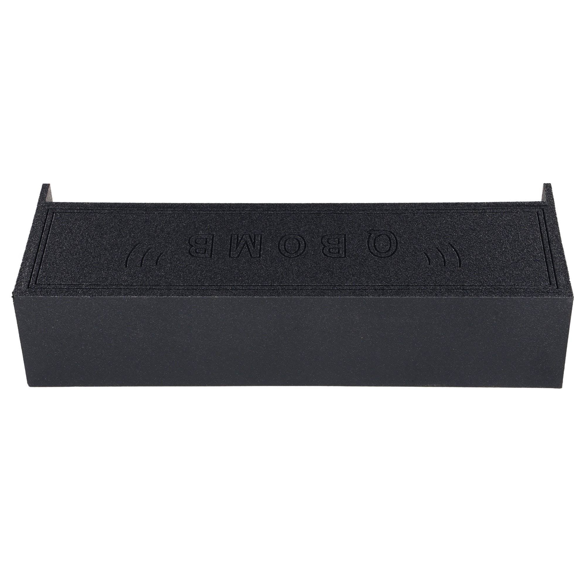 Q Power 2 Hole 10 Inch Vented Subwoofer Enclosure Sub Box for SUV (2 Pack)