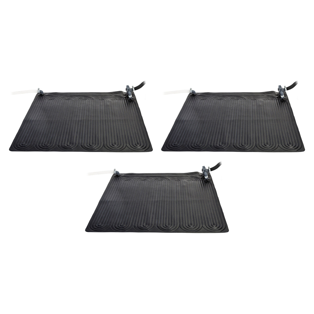 INTEX Solar Water Heater Mat for Above Ground Swimming Pool, Black (3 Pack)