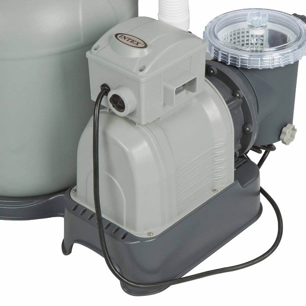 Intex Krystal Clear Pool Sand Filter & Saltwater System Chlorinator (2 Pack)