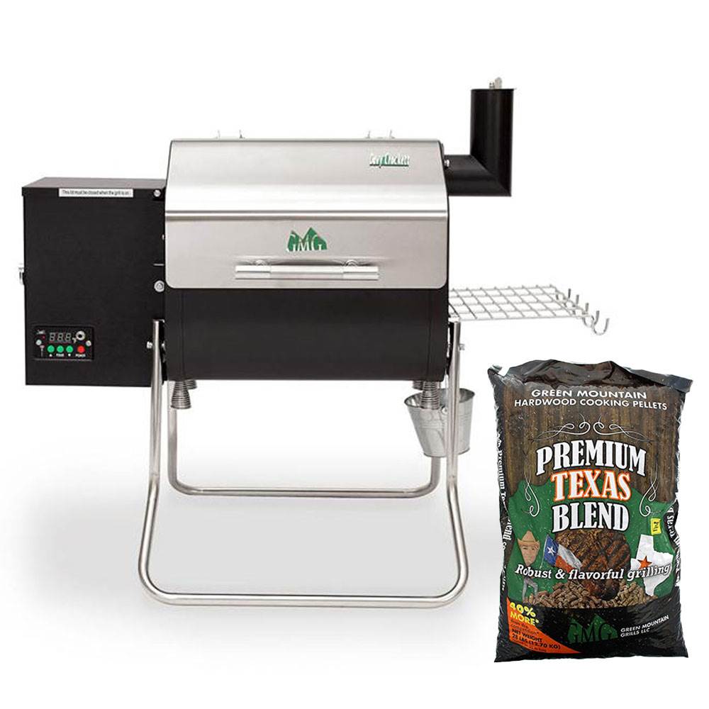 Green Mountain Davy Crockett Wifi Pellet Electric Grill & Grilling Pellets - VMInnovations