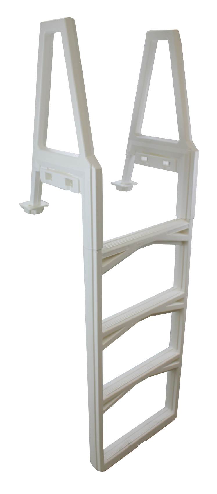 CONFER Adjustable In-Pool Above Ground Swimming Pool Sturdy Ladder (2 Pack)