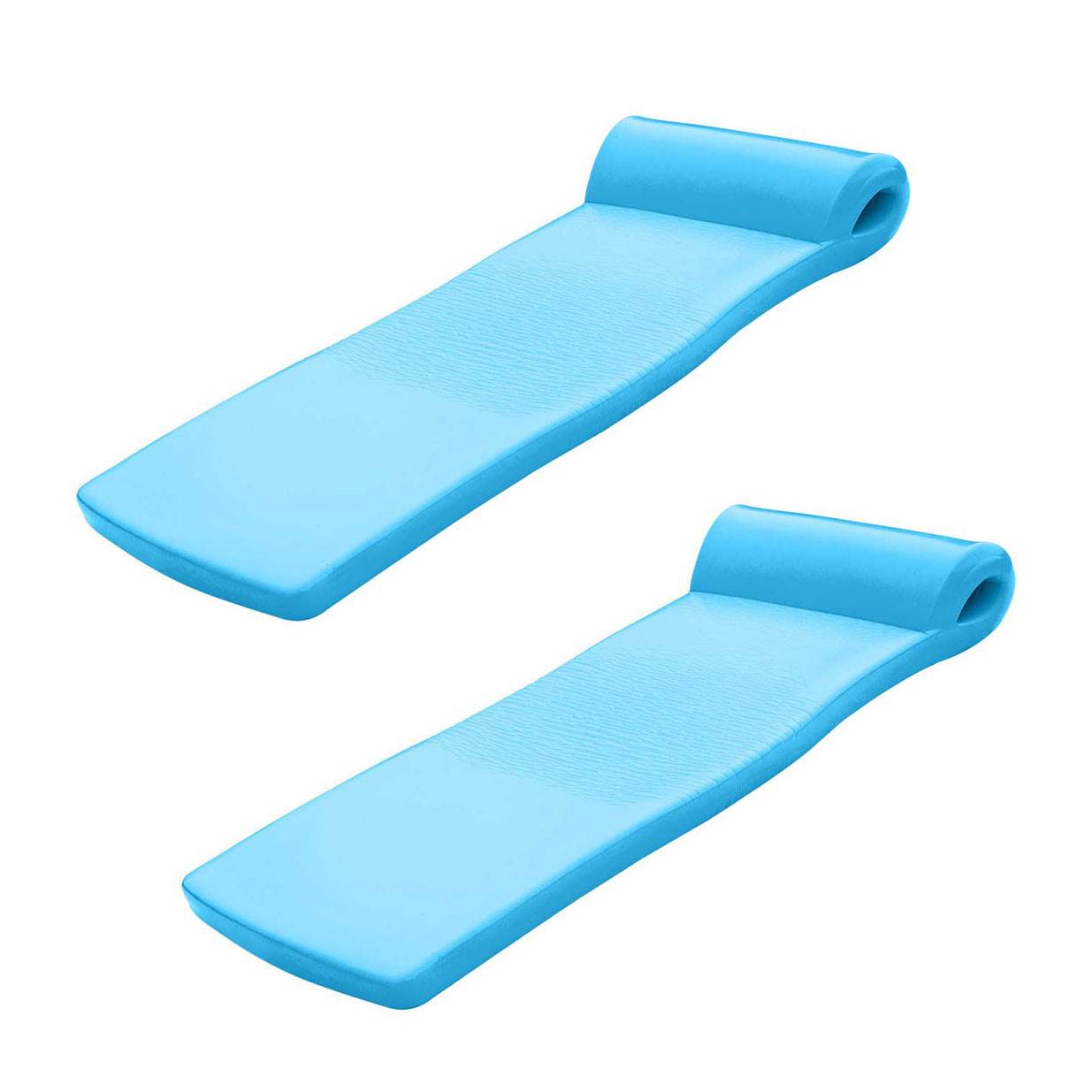 TRC Recreation Super Soft Swimming Pool Float Water Lounger Raft (2 Pack) - VMInnovations
