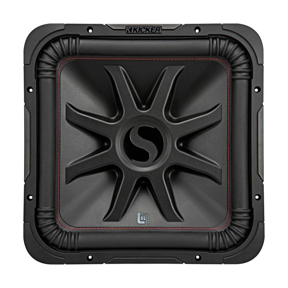 Kicker L7R 10 Inch 1000W Max Power 2 Ohm DVC Square Car Audio Subwoofer (3 Pack)