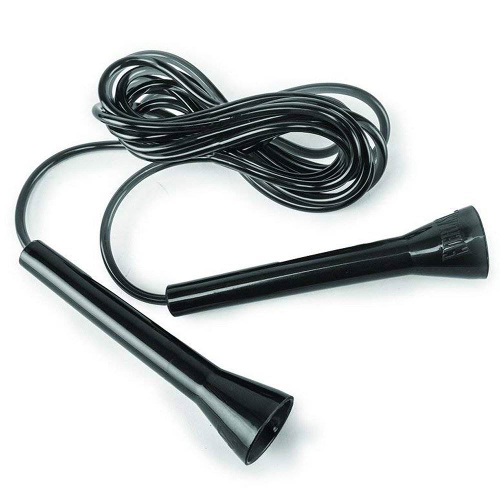 Everlast Elite Pro Style Boxing Gloves Size 8 Ounces & 11 Foot Jump Rope, Black