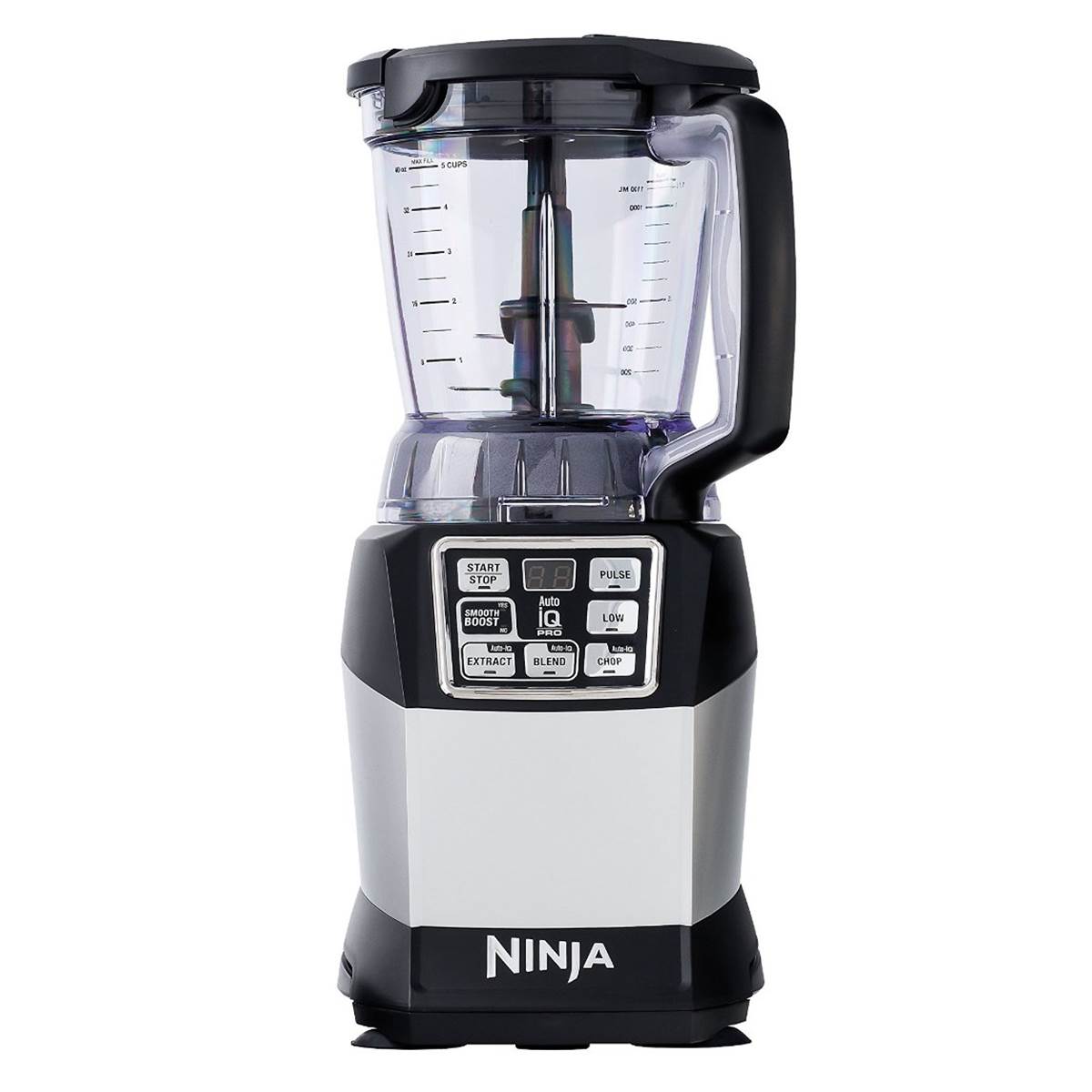 Ninja Auto-IQ Nutri Ninja 40 Oz Smooth Boost Blender System with Cookbook