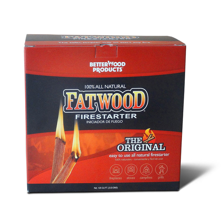 Betterwood 9910 Fatwood 10 Pound Firestarter & Natural Pine 5 Pound Firestarter - VMInnovations