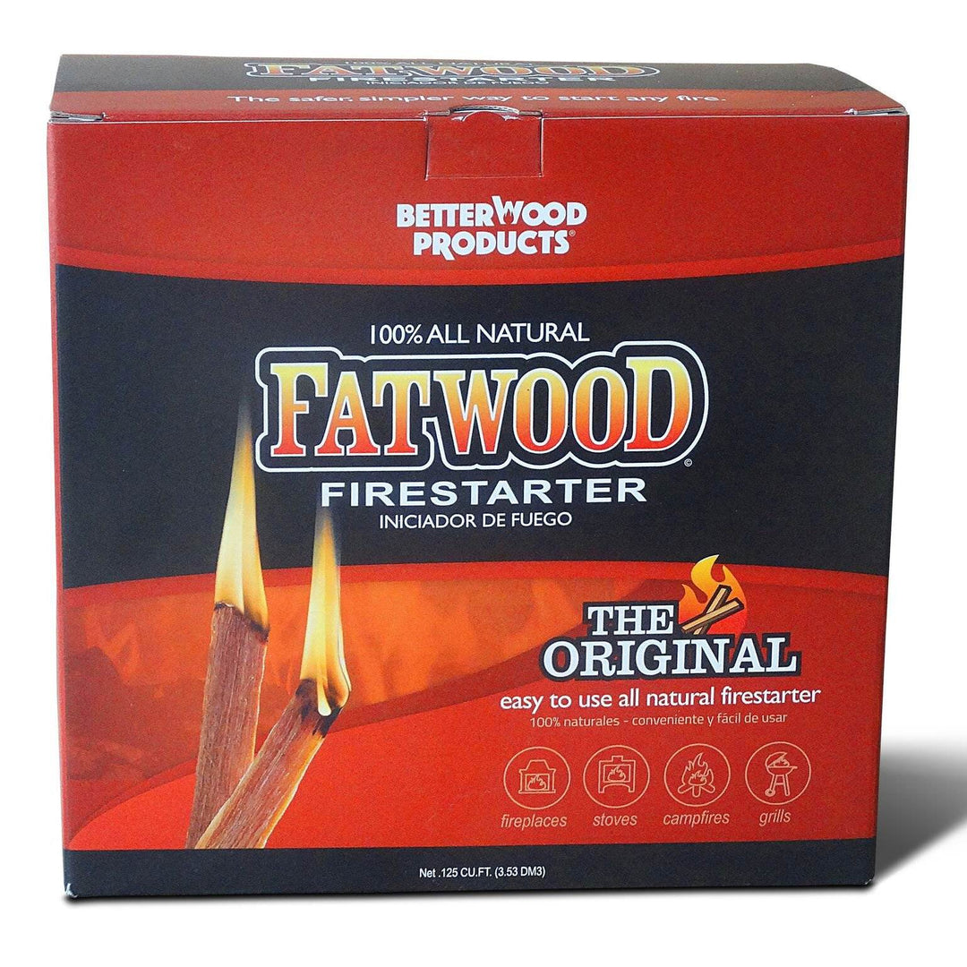 Betterwood 9910 Fatwood 10 Pound Firestarter & Natural Pine 5 Pound Firestarter - VMInnovations