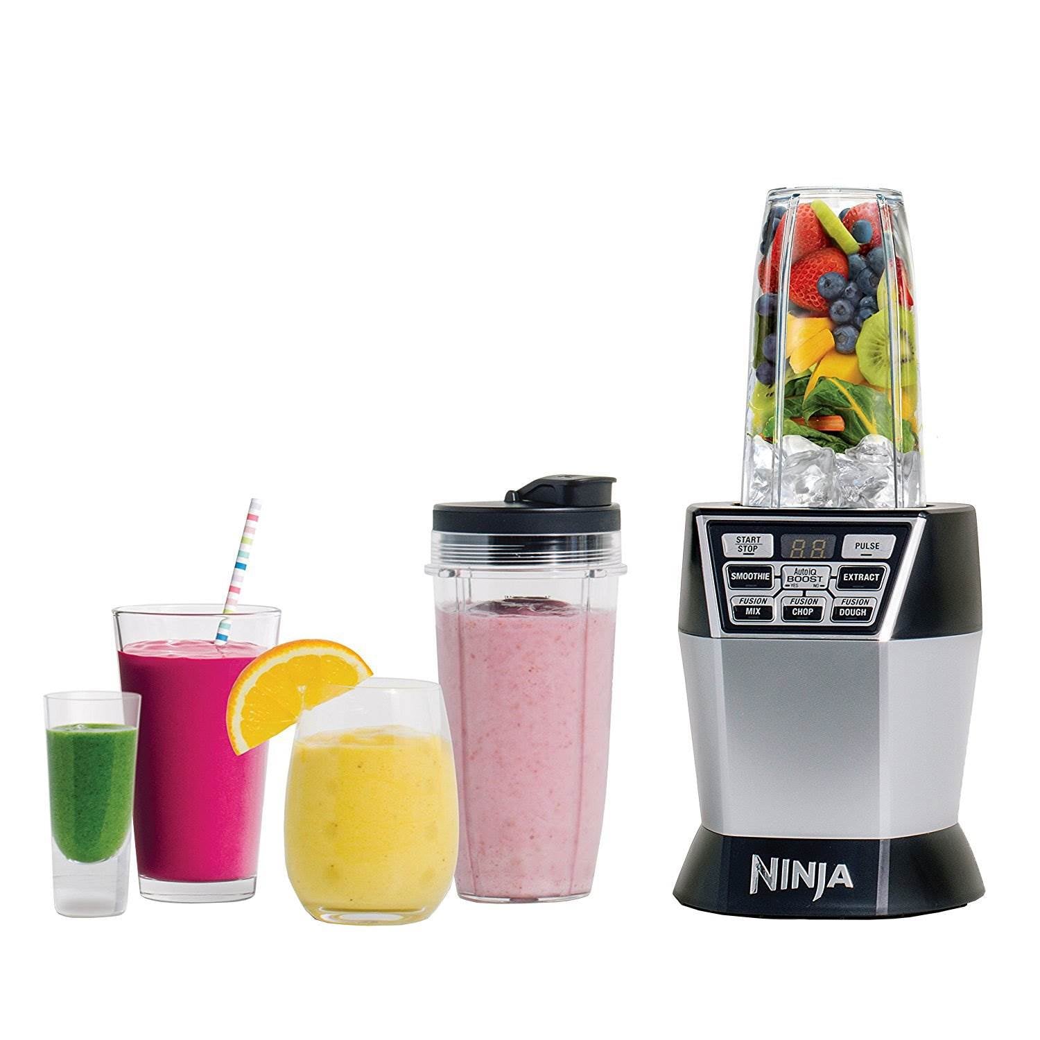 Ninja Nutri Ninja Nutri Bowl Duo Auto-IQ Blender with 2 Cups & 100 Recipe Book