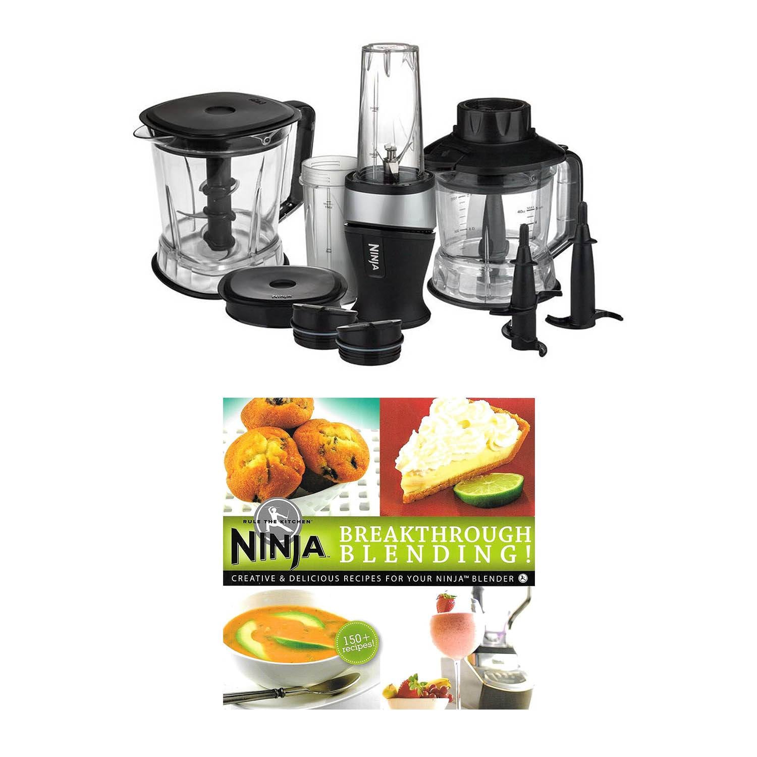 Nutri Ninja 2-in-1 Nutrient Extraction 700W Blender Processor & 150 Recipe Book