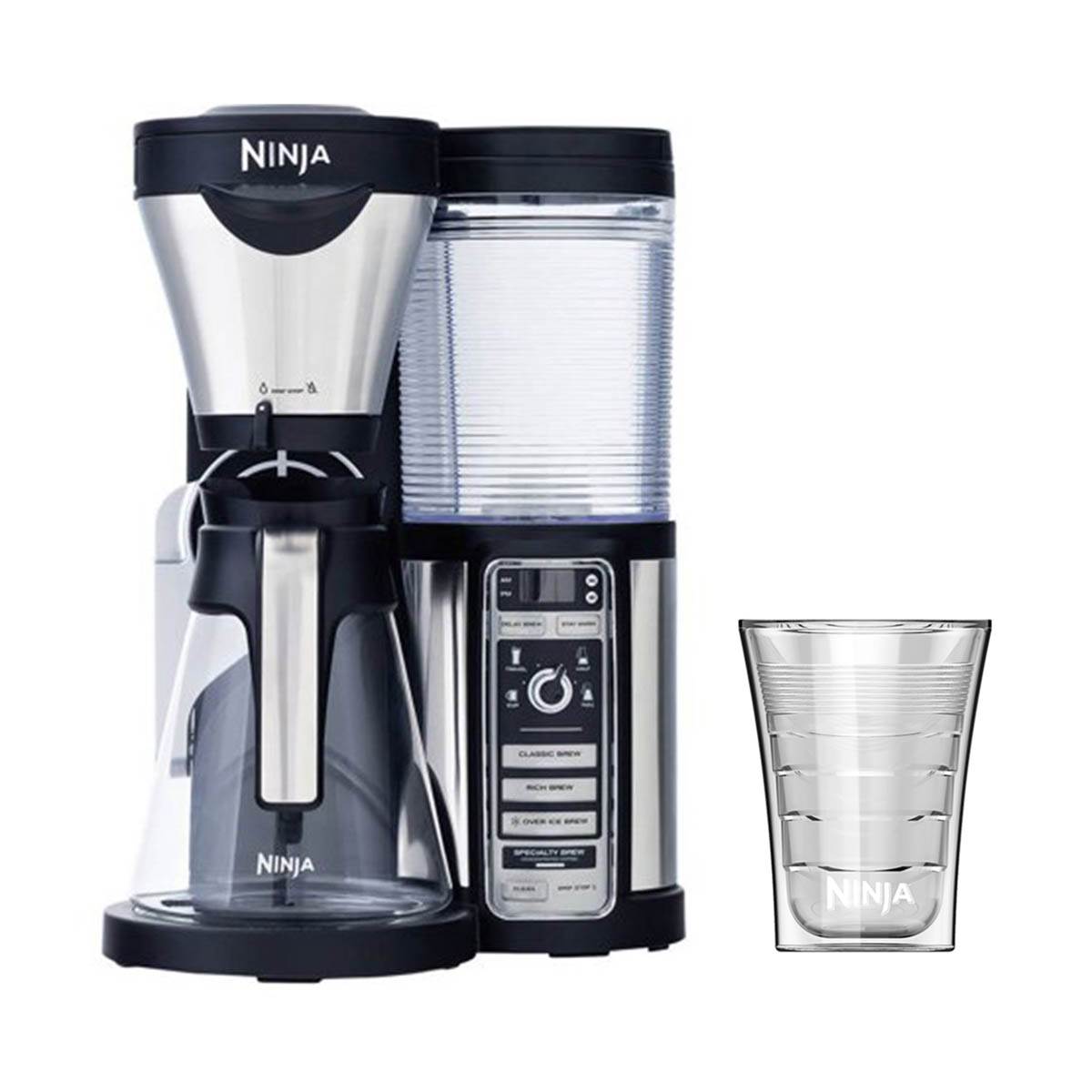 Ninja Coffee Bar Auto-iQ Brewer with Carafe, Frother, &Tumbler & Insulated Cup