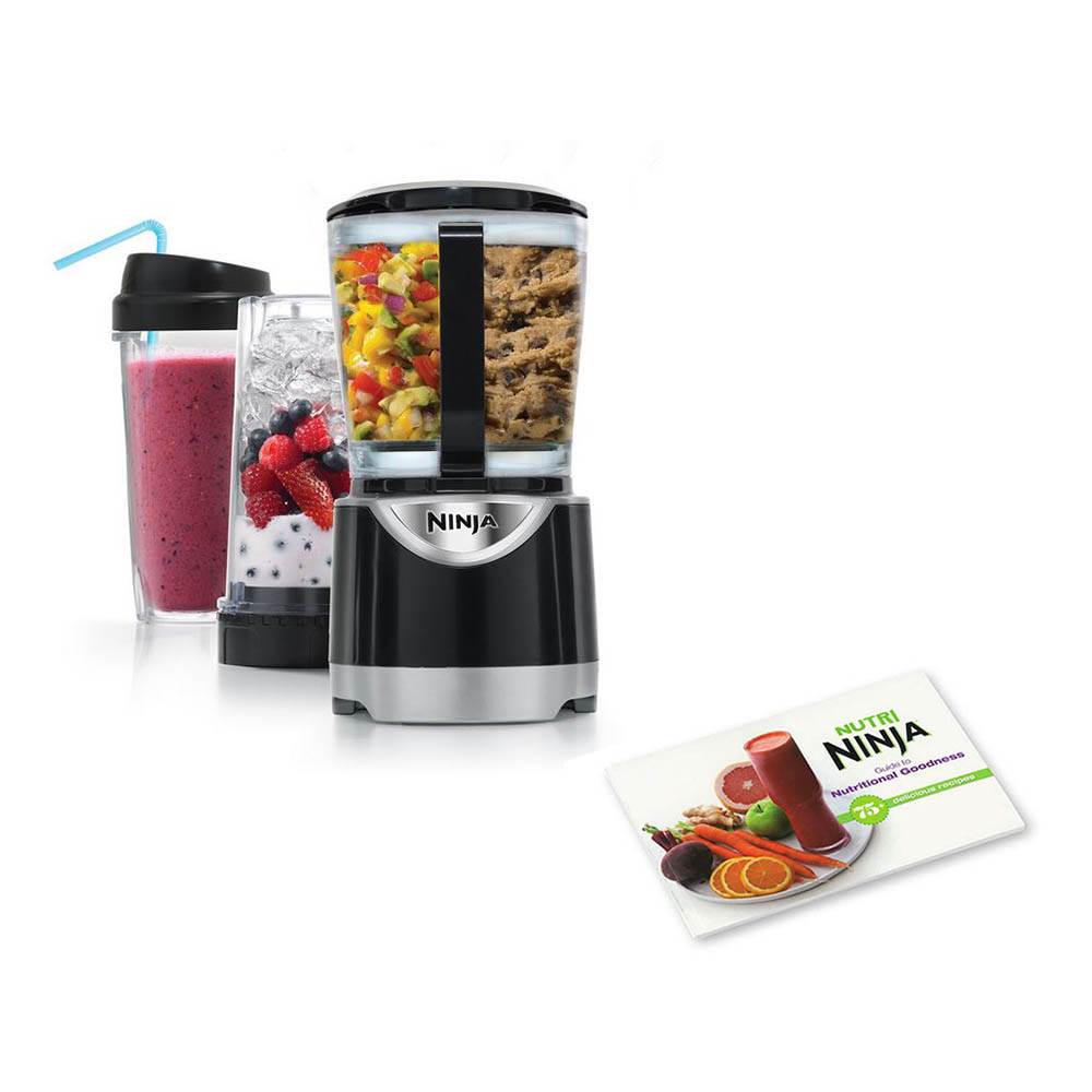 Ninja Pulse 550W Total Crushing Blender Kitchen System & Nutritional Cook Book