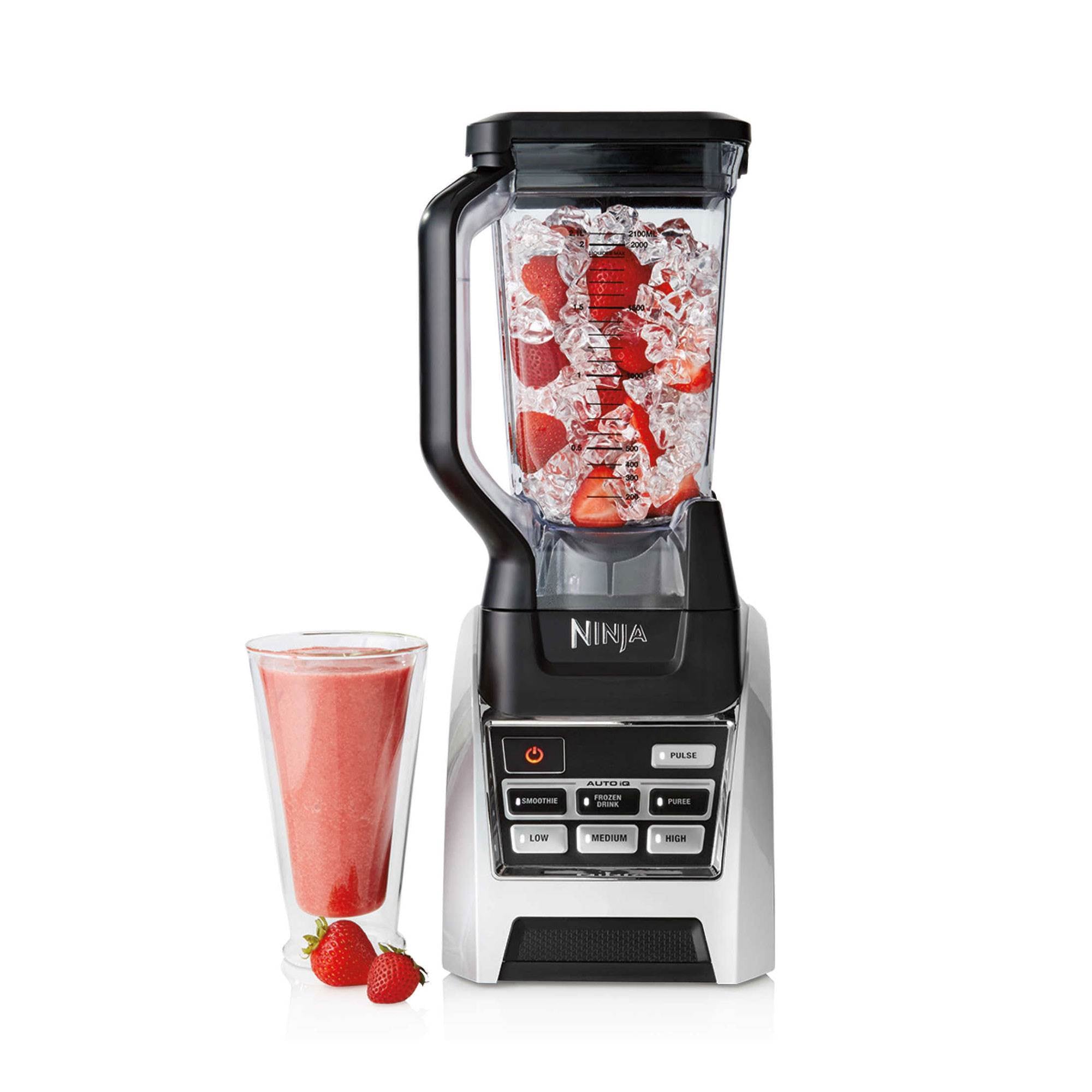 Ninja Professional 72-Ounce Auto-iQ Blender 1200 & Healthy Drink Recipe Handbook