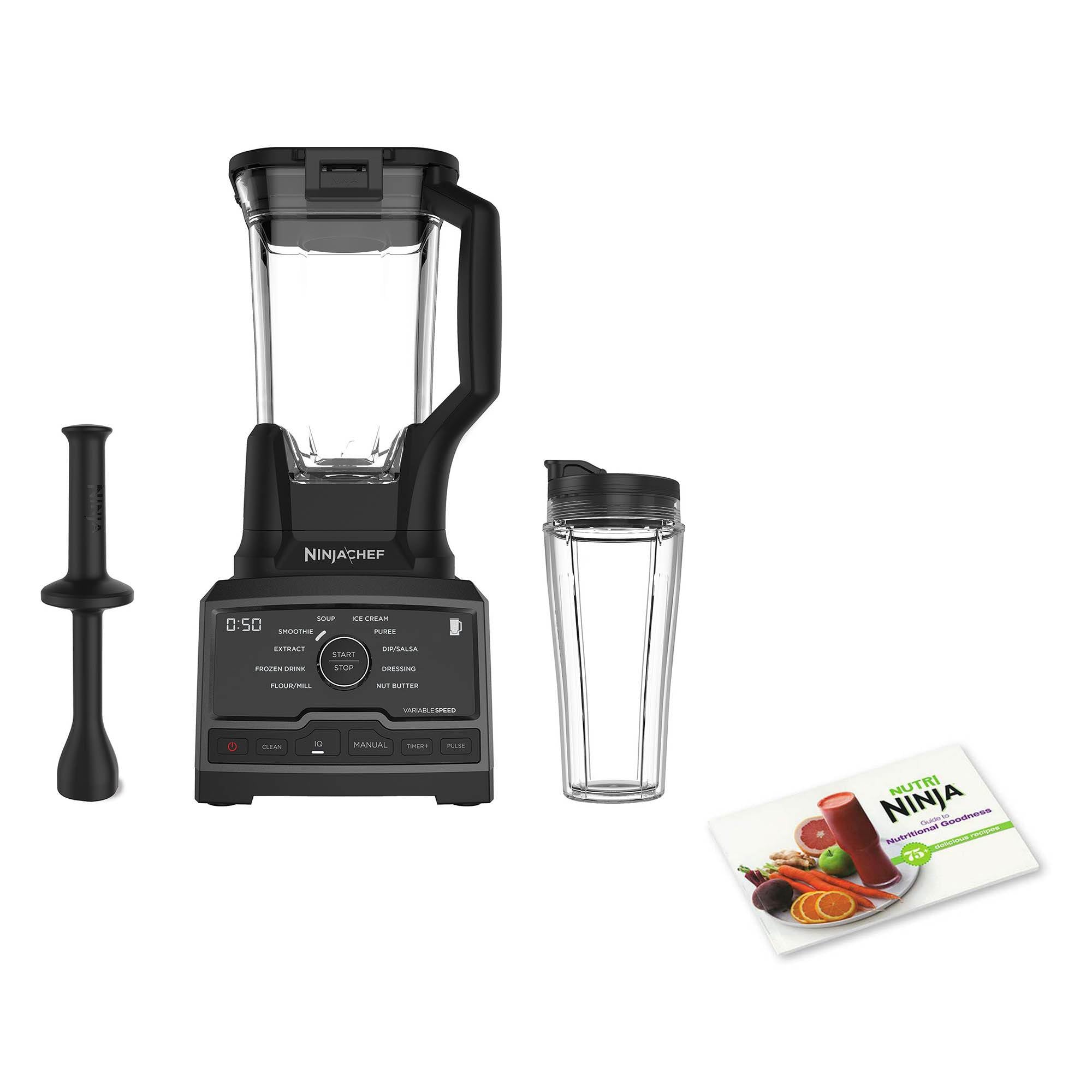 Ninja Chef High Speed Blender and To-Go Tumbler & Nutritional Goodness Cook Book