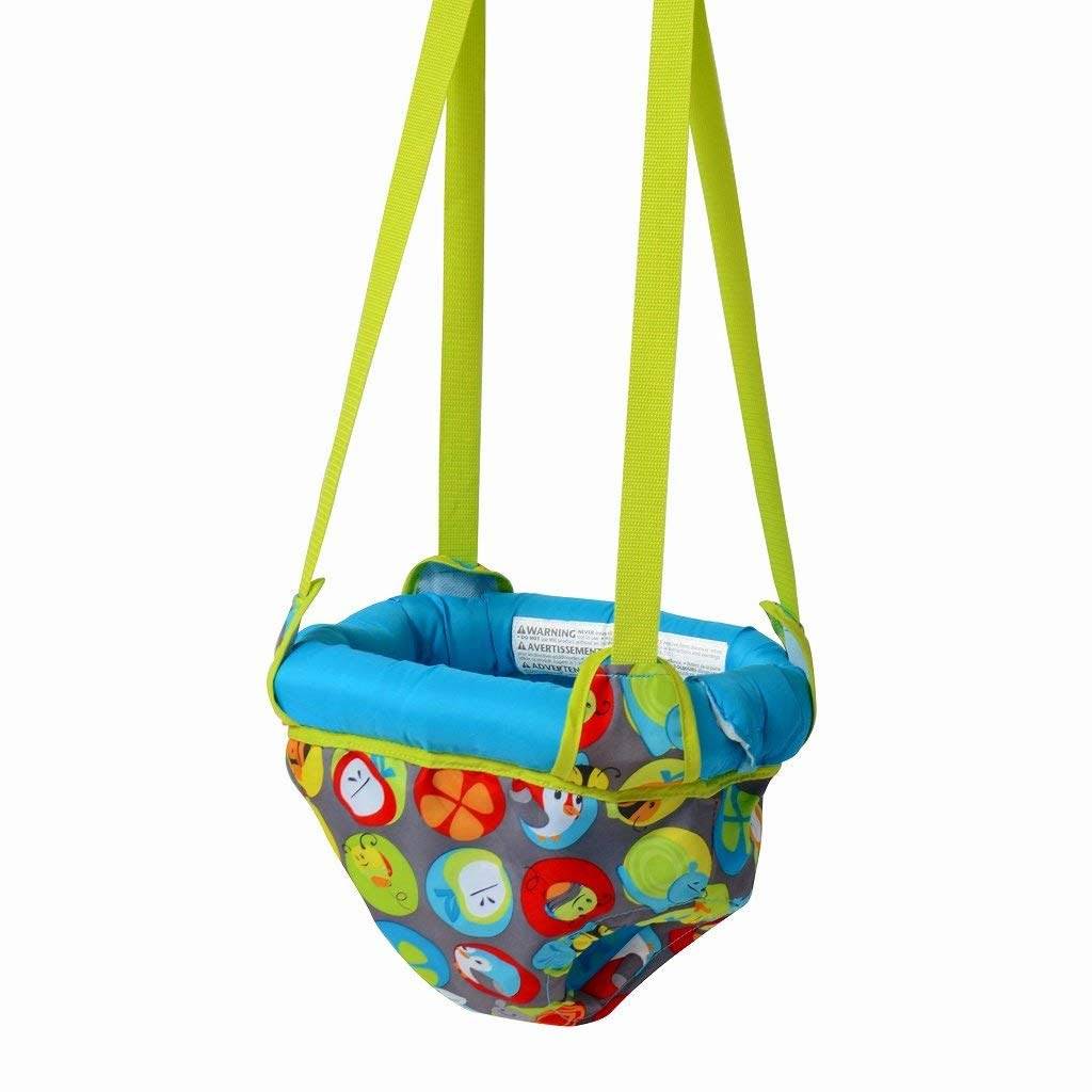 Evenflo Johnny Jump Up Doorway Door Jumper Exerciser Activity Center, Bumbly - VMInnovations