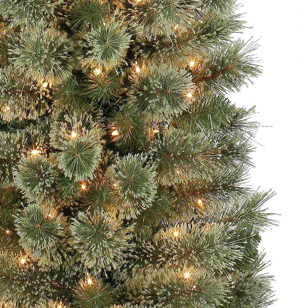 Home Heritage Stanley 7' Artificial Pine Pre Lit Christmas Tree & Storage Bag
