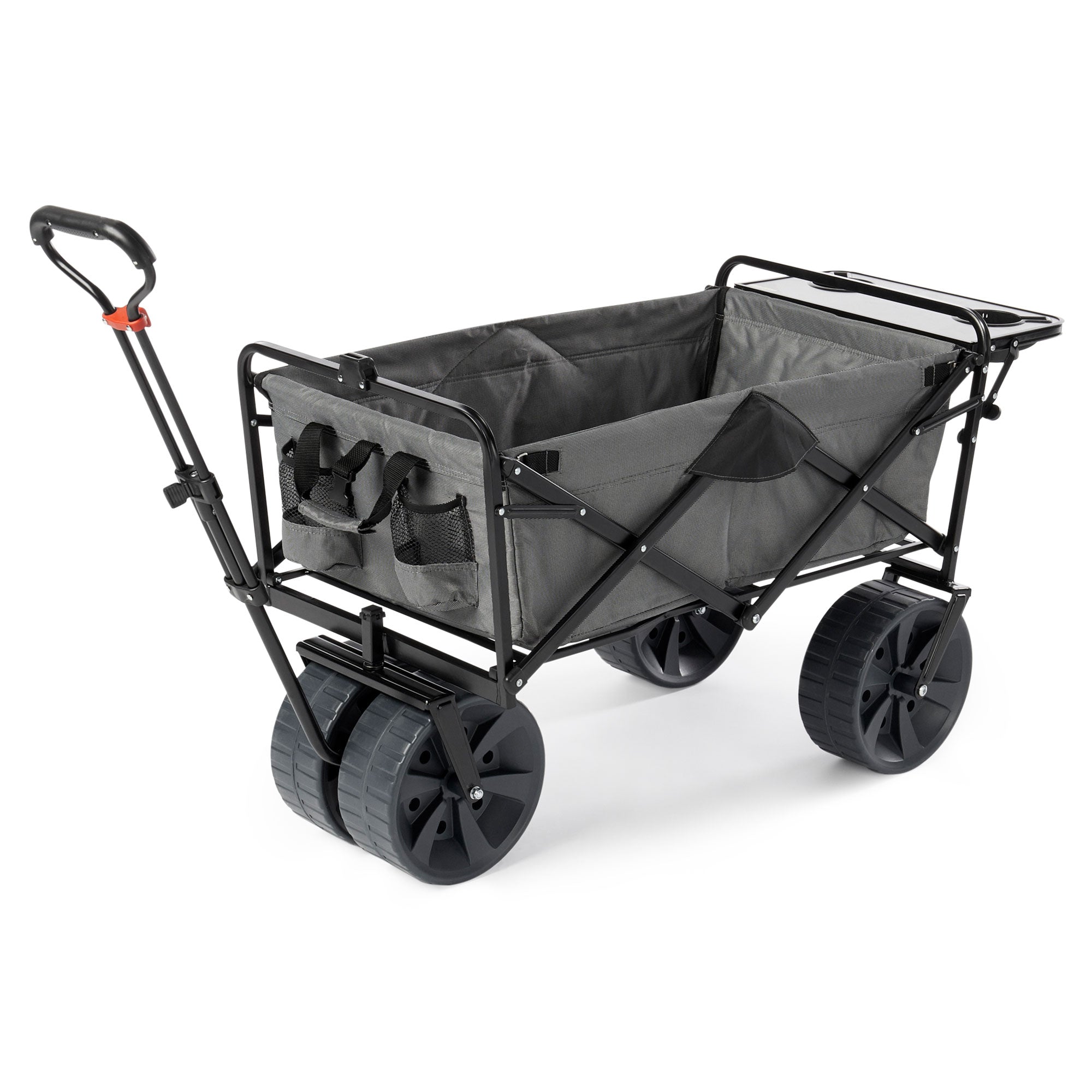 Mac Sports Collapsible Heavy Duty All Terrain Utility Wagon w/ Table, Gray(Used)