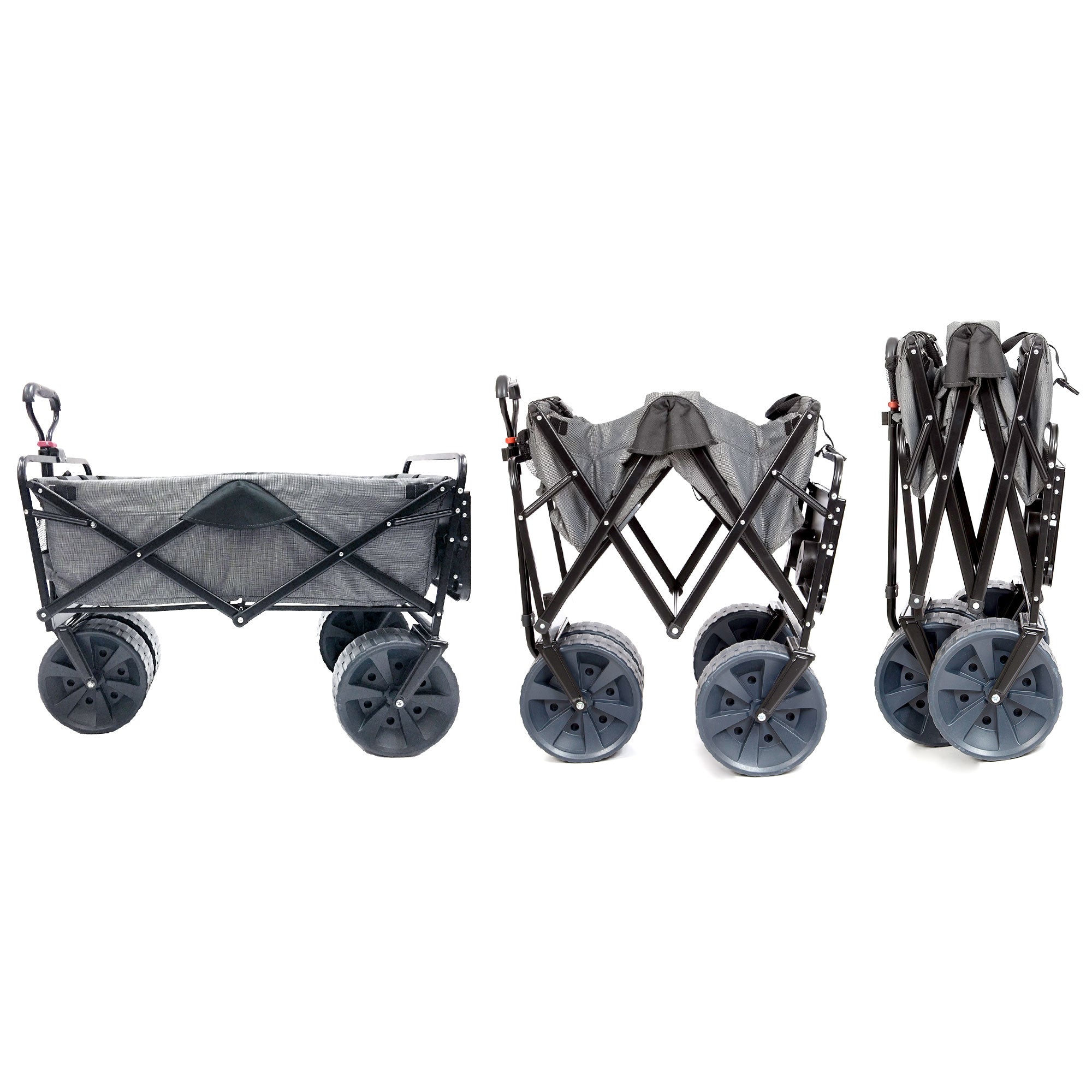 Mac Sports Collapsible Heavy Duty All Terrain Utility Wagon w/ Table, Gray(Used)