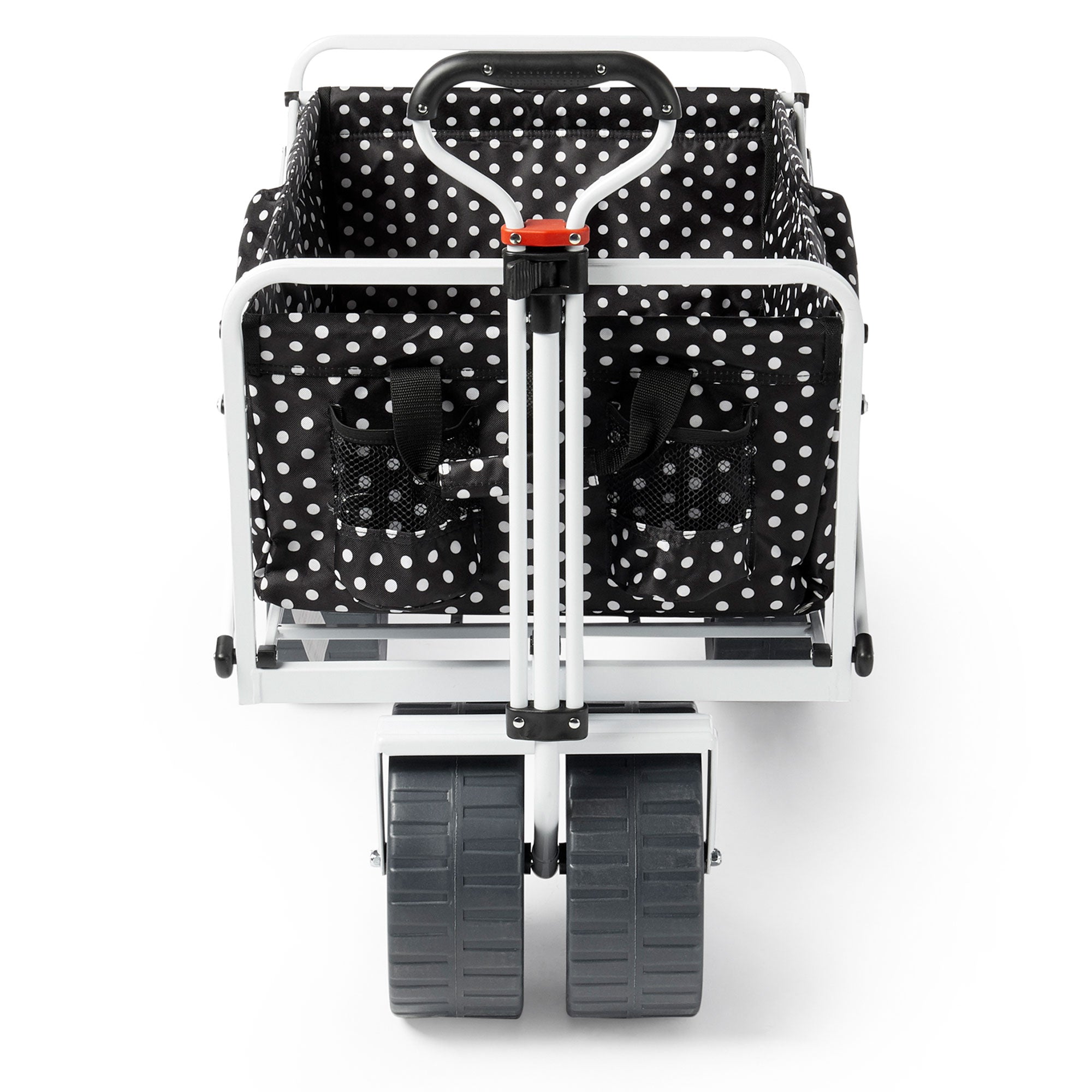 Mac Sports All Terrain Folding Multi Utility Beach Wagon, Black Dots (Used)