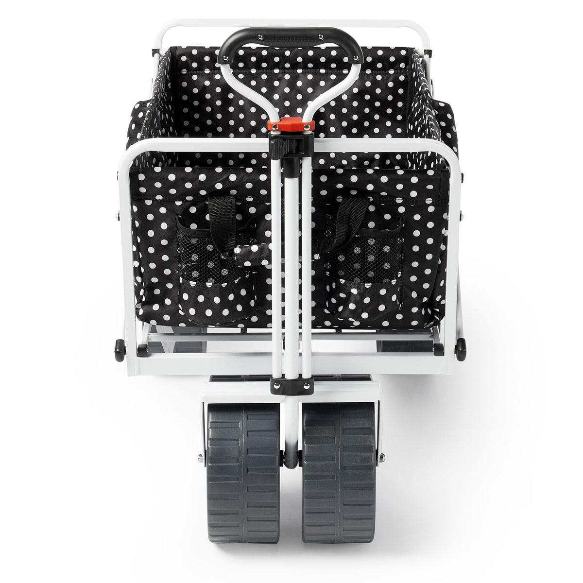 Mac Sports All Terrain Folding Multi Utility Beach Wagon, Black Dots (For Parts)