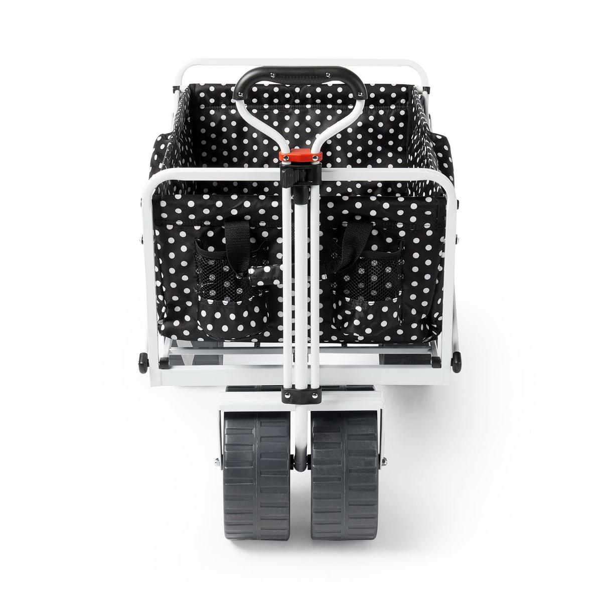 Mac Sports All Terrain Folding Multi Utility Beach Wagon, Black Dots (Used)