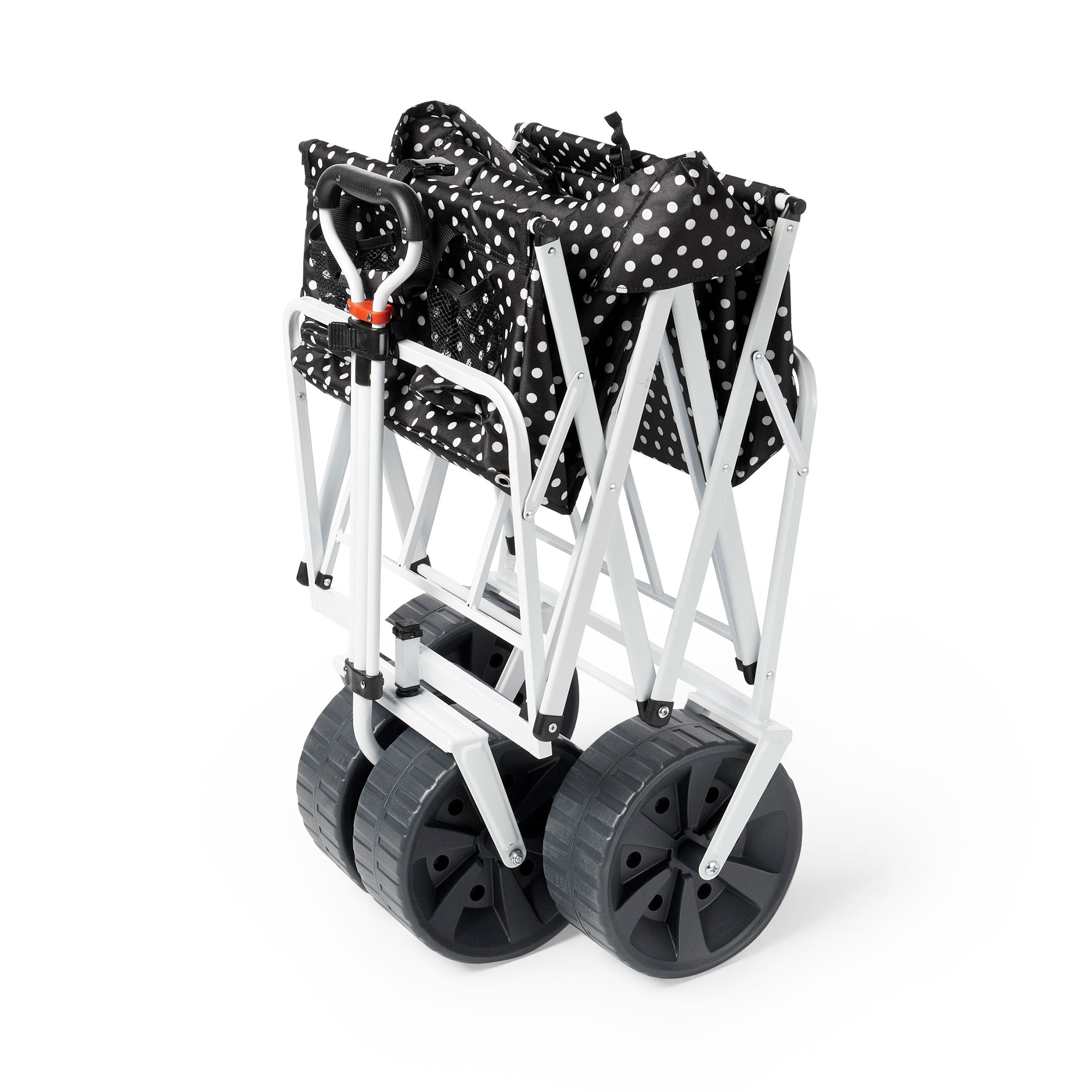 Mac Sports All Terrain Folding Multi Utility Beach Wagon, Black Dots (Used) - VMInnovations