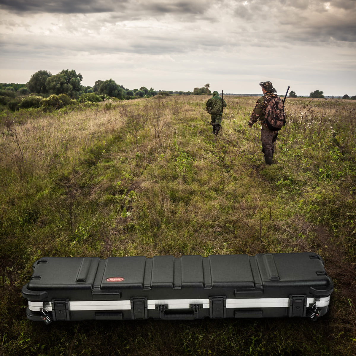 SKB Cases ATA 300 Hard Exterior Waterproof Double Rifle Transport Case (Used)