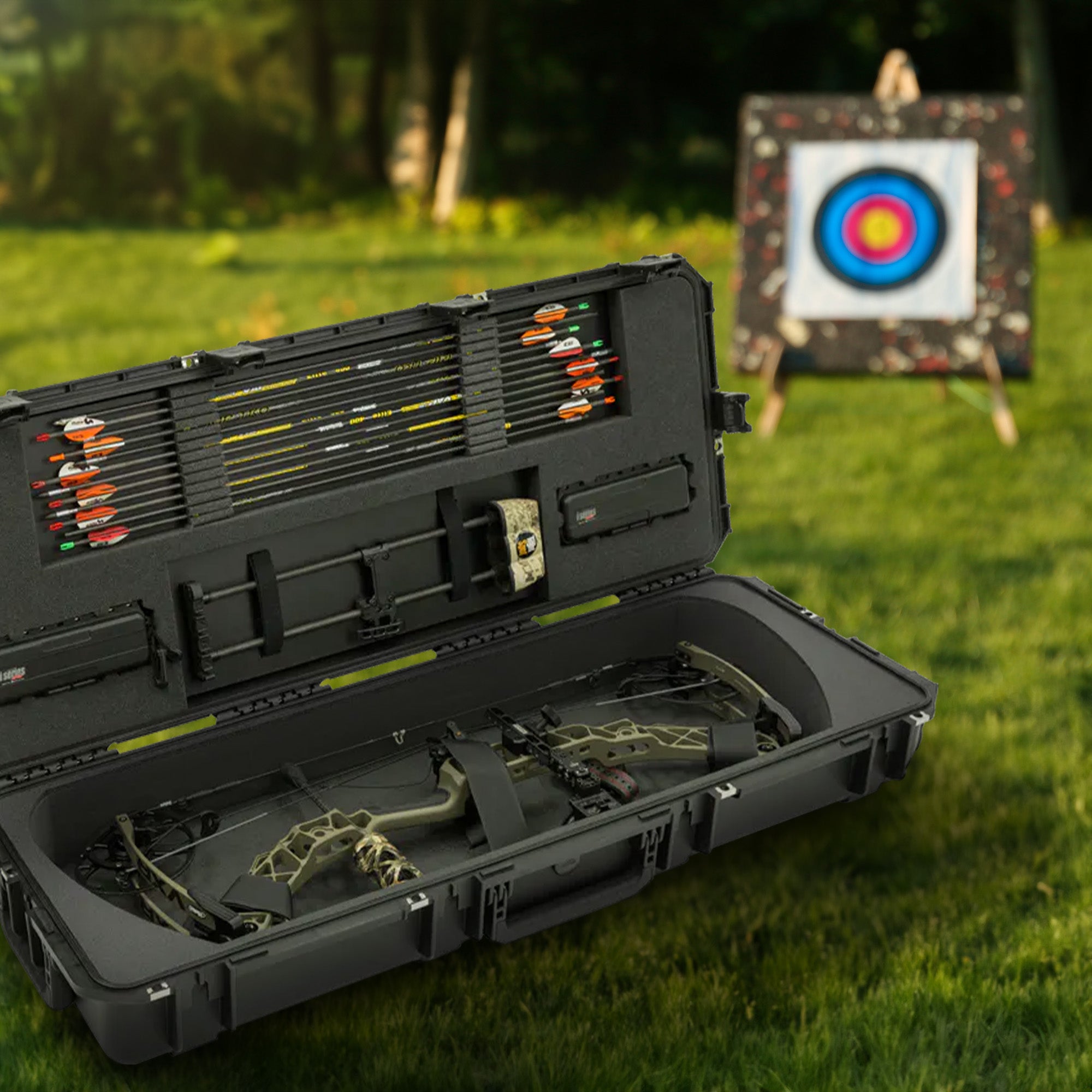 SKB Cases iSeries 4214 Hard Plastic Injection Molded Parallel Limb Bow Case - VMInnovations